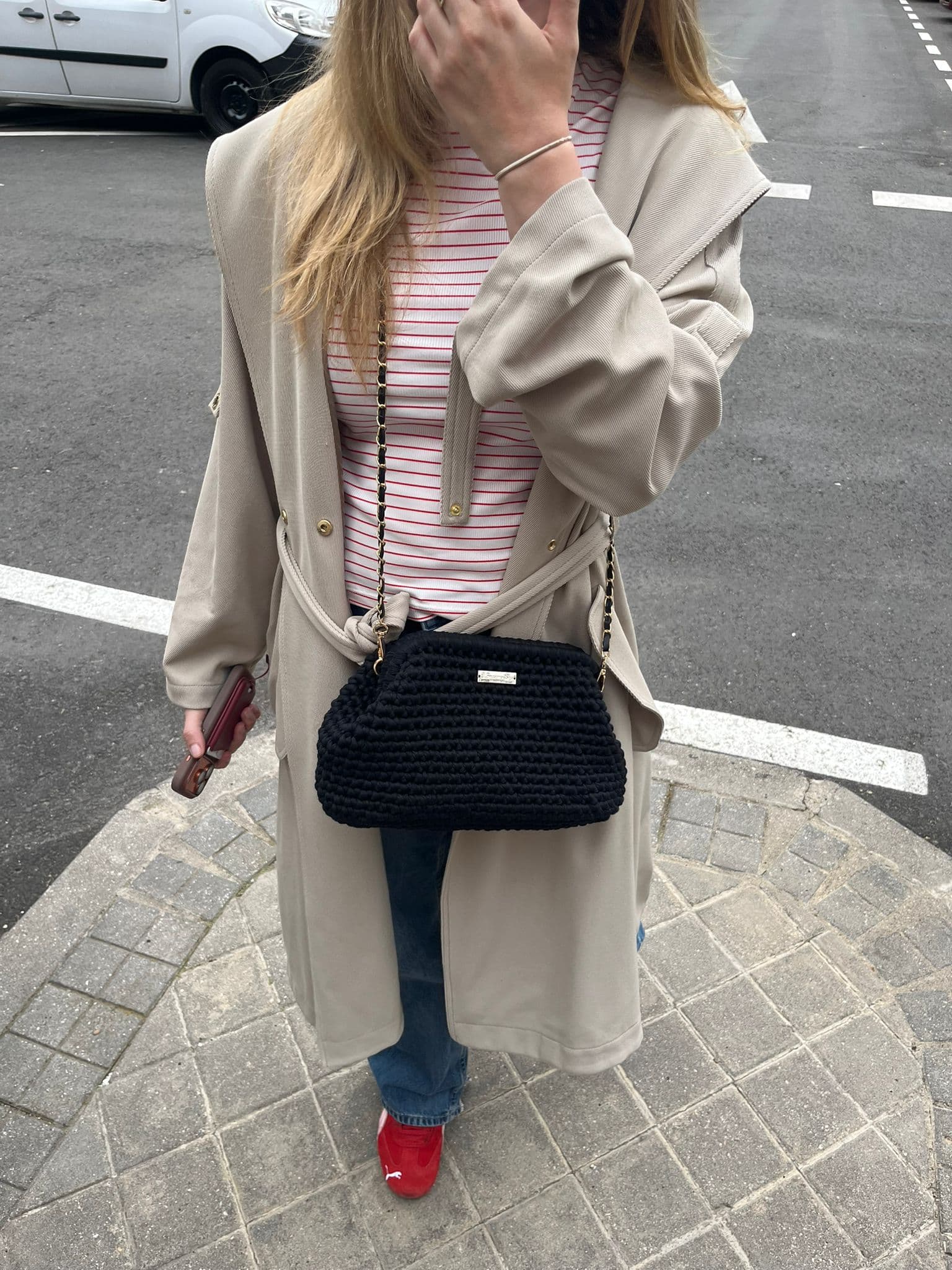 Clutch Negro Azabache Classic